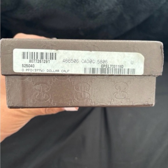 Gucci Blush Pink Leather Wallet Chain cross body - Picture 7 of 9